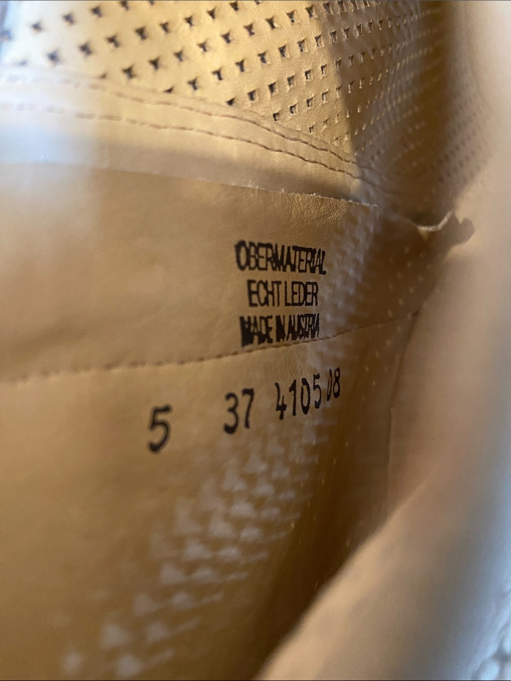 Paul Green Taupe Perforated Peep-Toe Ankle Booties - Picture 9 of 9